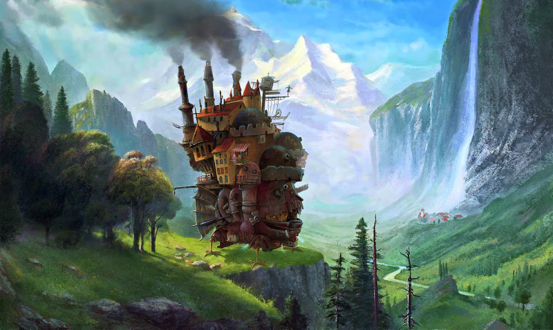 Illustration for article titled Giant movie monsters trash classical landscapes in “The Ancient Kaiju Project”